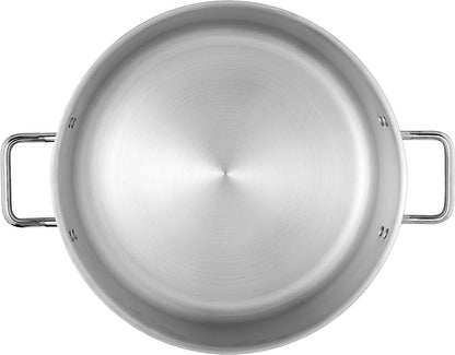 Winware by Winco Brazier With Cover, Stainless Steel 20 Quart