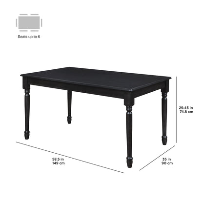 Better Homes and Gardens Autumn Lane Farmhouse Dining Table, Multiple Finishes