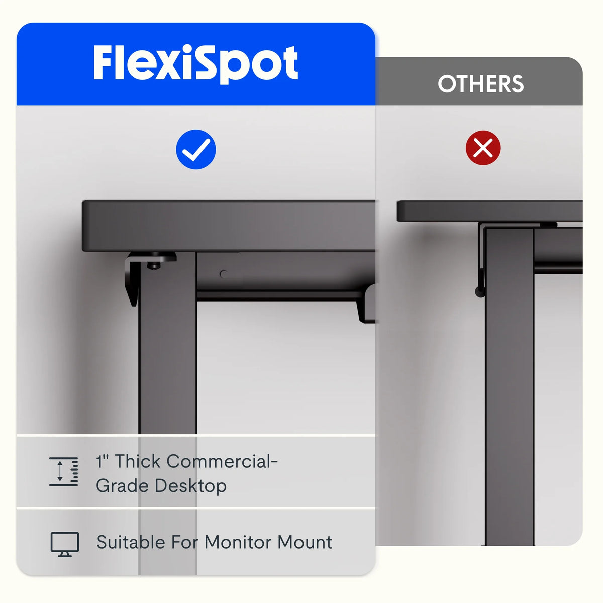 FLEXISPOT  71"x48" L Shaped Height Adjustable Standing Desk Dual Motor Corner Desk White Computer Desk with Splice Board