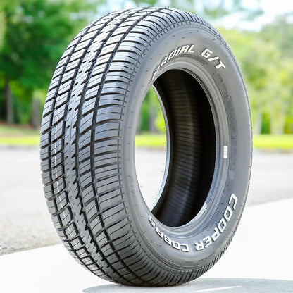Set of 4 (FOUR) Cooper Cobra Radial G/T 255/60R15 102T A/S All Season Tires Fits: 1980 Chevrolet Corvette Base