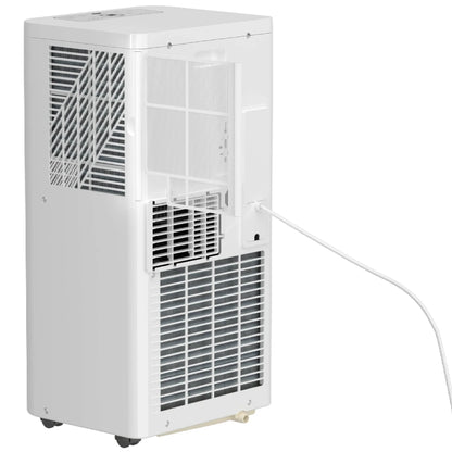 KISSAIR Portable Air Conditioner 8000 BTU Ashrae, 3-in-1 Portable AC, Dehumidifier & Fan with 24-Hour Timer/Remote Control/Windows Kit (White)