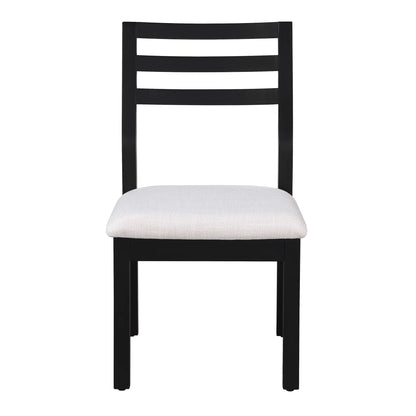 Better Homes & Gardens Ezra Dining Room Chair 2 Pack, Walnut and Cream Fabric Color