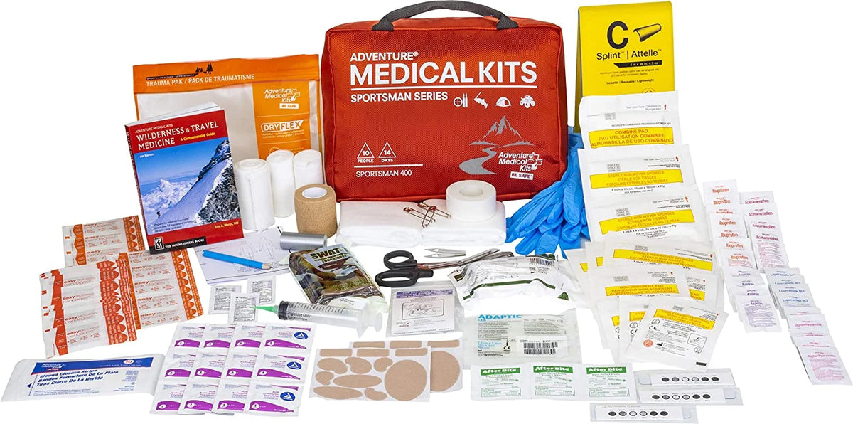 Adventure Medical Kits Sportsman Series 400 Outdoor First Aid Kit - 180 Pieces
