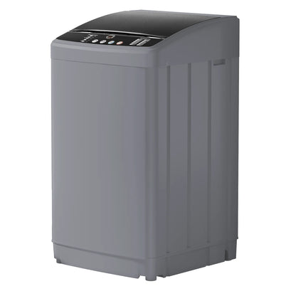 TABU Washer and Dryer Set, 17.6LBS Full Automatic Washing Machine & 8.8LBS Portable Dryer (Gray&White)