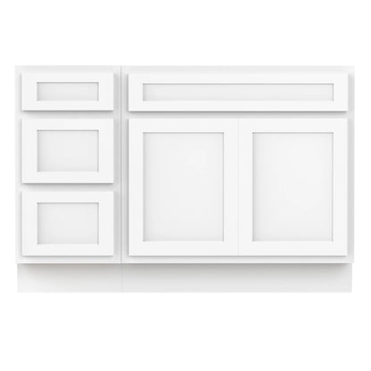 45 in. W x 21 in. D x 32.5 in. H Bath Vanity Cabinet without Top in Gray
