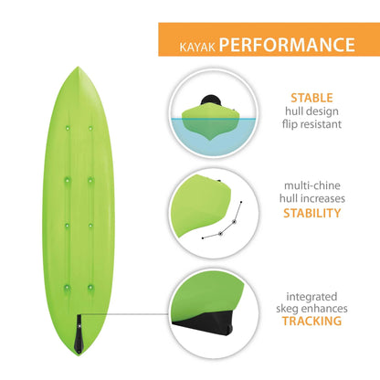 Lifetime Spitfire 12 ft Tandem Kayak, Sunset Fusion (90915)