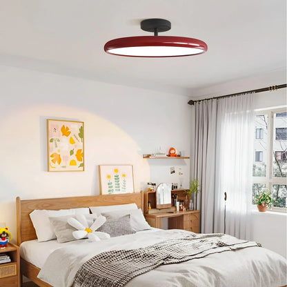 KCO Lighting Vintage Green Ceiling Light Contemporary Black Metal Flush Mount Mid Century Modern Entryway Semi Flush Mount LED Hallway Light Fixture