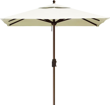 EliteShade Sunumbrella 6x6Ft Square Market Umbrella with Ventilation