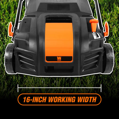 WEN 2 in 1 16�� 15 amp Corded Electric Self Propelled Walk-Behind Dethatcher and Scarifier