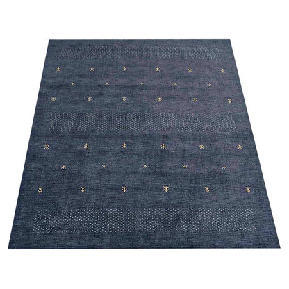 Rugsotic Carpets Handmade Rugs Hand Knotted Loom Rectangle 3'x5' Orange Wool for Indoor Use