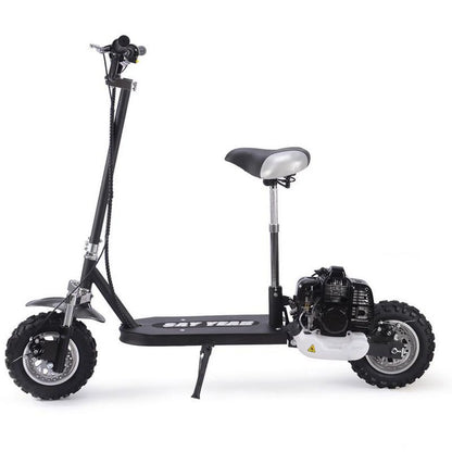 Say Yeah 49cc Stand up Gas Powered Scooter with Seat Black