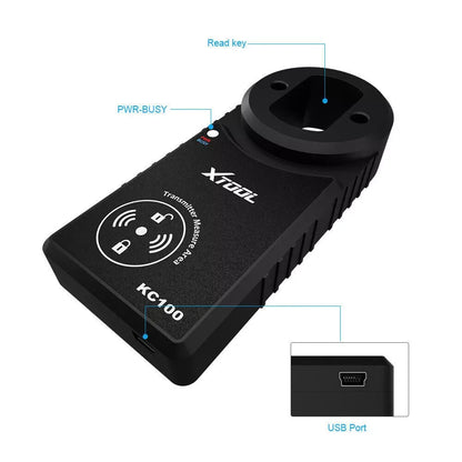 XTOOL KC100 Automotive Key Fob Programmer Tool Toyota Lexus Works with X100 PAD3 OBD2 Scanner