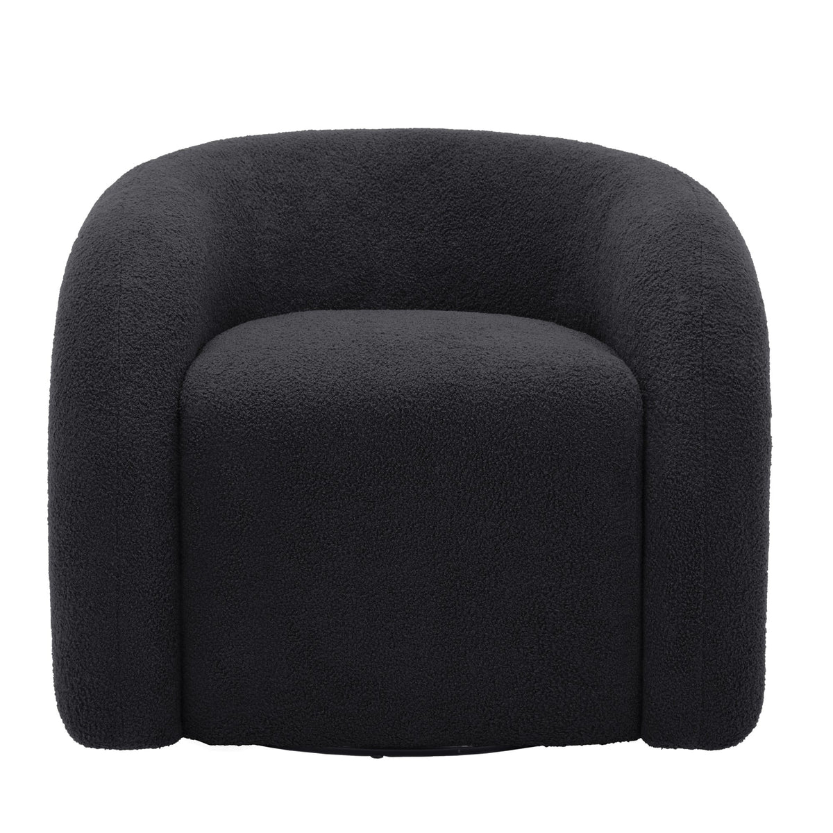 360�� Swivel Accent Chair for Living Room, Boucle Barrel Armchair Single Sofa Chair Reading Chair, Sage Green