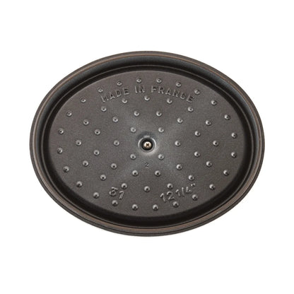 Staub Cast Iron 5.75-qt Coq au Vin Cocotte - Graphite Grey