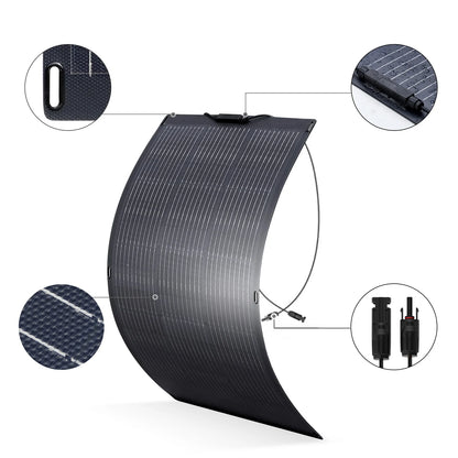 ALLPOWERS R2500 2016Wh Portable Solar Generator Kit with 100W Monocrystalline Flexible Solar Panel
