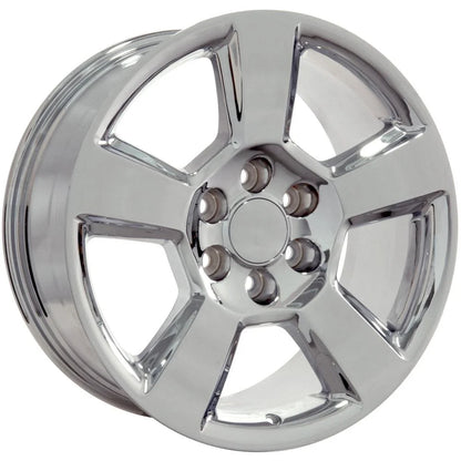 20 inch Rim fits Chevrolet Silverado 1500 1999-2022 Chrome Wheel Direct Fit