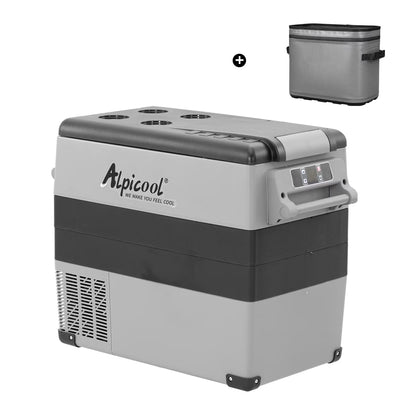 Alpicool CF55 Portable Refrigerator 12 Volt Car Freezer 58 Quart(55 Liter) Vehicle, Car, Truck, RV, Boat, Mini fridge freezer for Driving, Travel, Fishing, Outdoor -4��F to 68��F