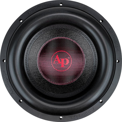 Audiopipe 1200W RMS Dual Car Subwoofer, Black, 12"