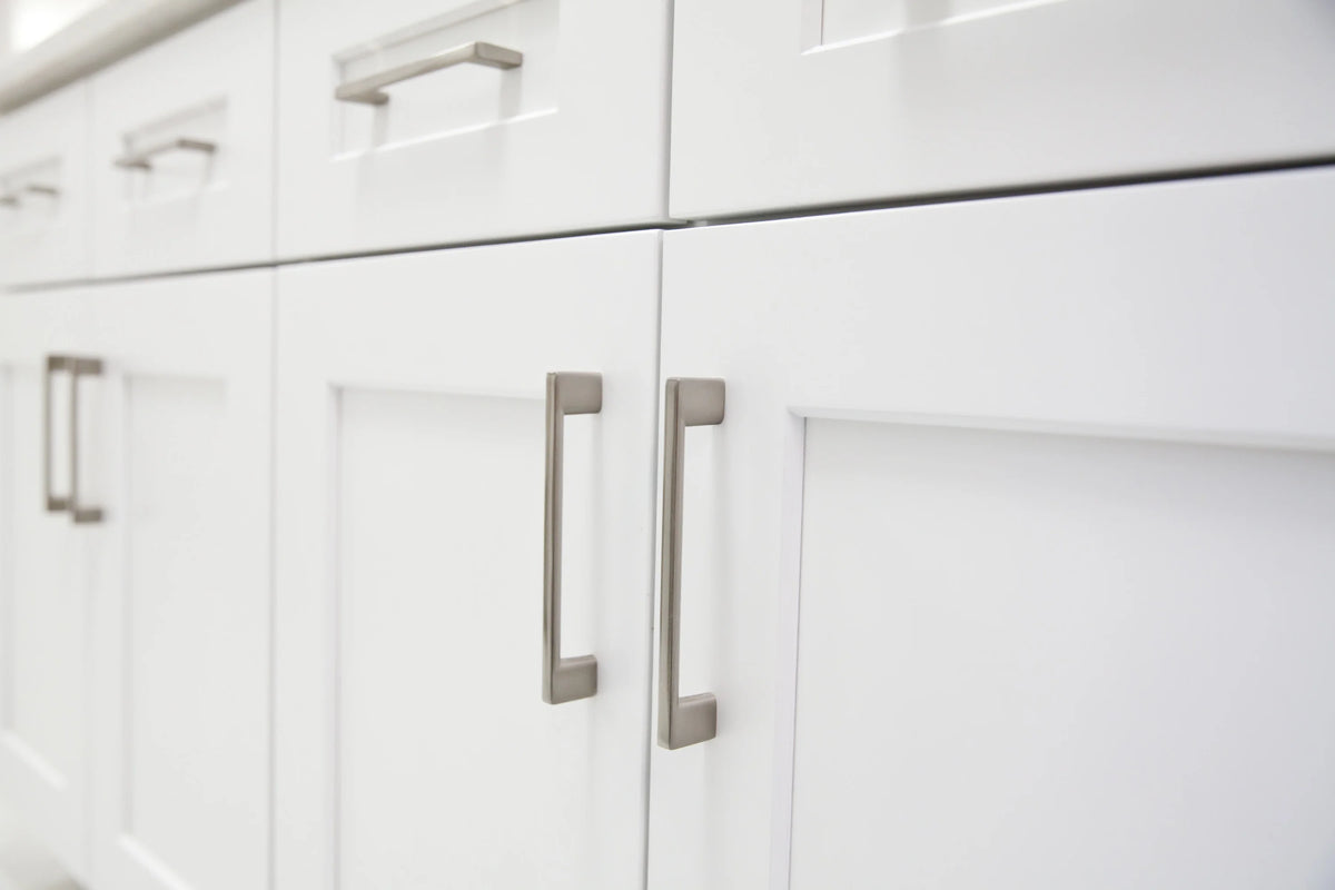 Design House Brookings Assembled Shaker Style Base Kitchen Cabinet (36" x 34.5" x 24"), Sherwin Williams? White