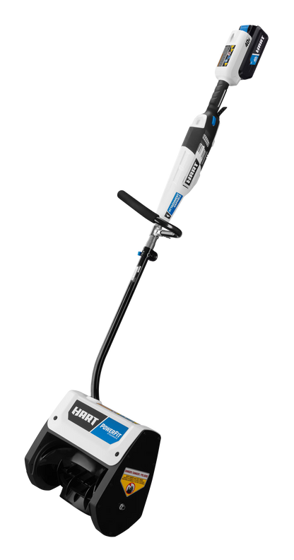 HART 40-Volt 12-inch Single Stage Battery-Powered Snow Shovel Kit, (1) 4.0Ah Lithium-Ion Battery