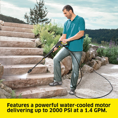 Karcher Pressure Washer, K5 Premium, 1.45 GPM, Hose Reel, 32 ft. Hose - 2000 PSI