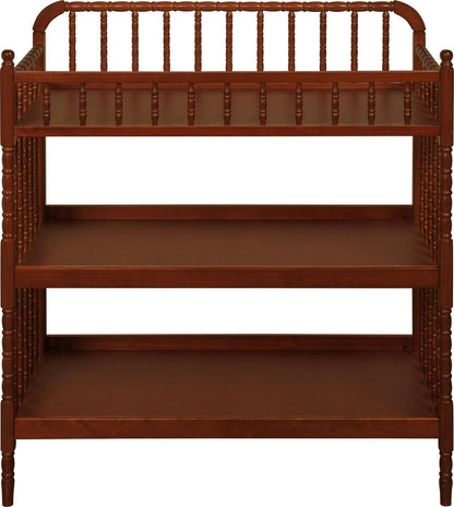 DaVinci Baby Jenny Lind Changing Table with 1″ Waterproof Pad. Rich Cherry Finish