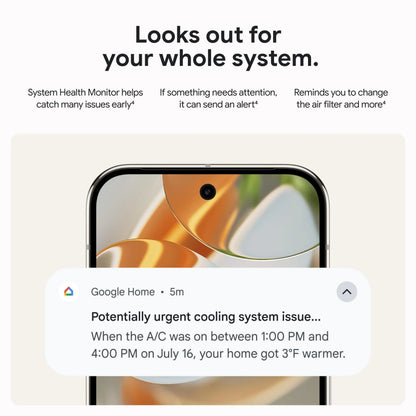 Google Nest Learning Thermostat (4th Gen) with Nest Temperature Sensor (2nd Gen) - Energy Saving Smart Thermostat with Adaptive Eco - Works with Alexa and Google Home App - Polished Obsidian