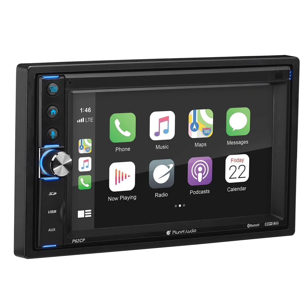 Planet Audio P62CP 6.2” Car Stereo - Apple CarPlay