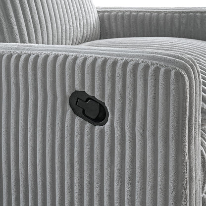 Soho Baby Coventry Glider Recliner Boucle White
