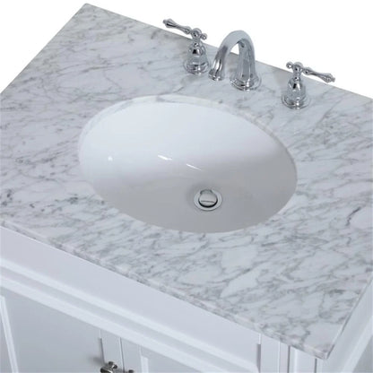 Elegant Kitchen and Bath 30 inch Single bathroom vanity in Grey