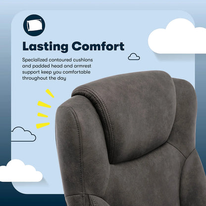 Serta Comfort Eco Office Ergonomic Computer Chair Lumber Support Black