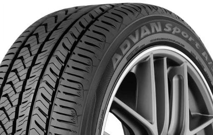 Set of 4 Yokohama Advan Sport A/S+ 215/45R17 87W All Season Performance Tires 55K MILE 110140614 / 215/45/17 / 2154517 Fits: 2011-13 Honda Civic Si, 2010-11 Toyota Prius Base