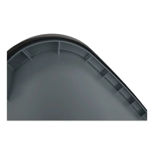 Rubbermaid Commercial Brute Rollout Container Square Plastic 50gal Gray 9W27GY
