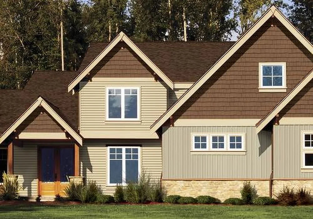 CertainTeed Cedar Impressions Double 7 Inch Straight Edge Perfection Shingles Siding (1/2 Square)