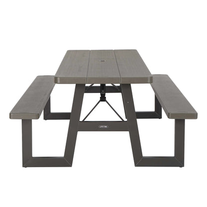 Lifetime 6-Foot W-Frame Folding Picnic Table, 60233