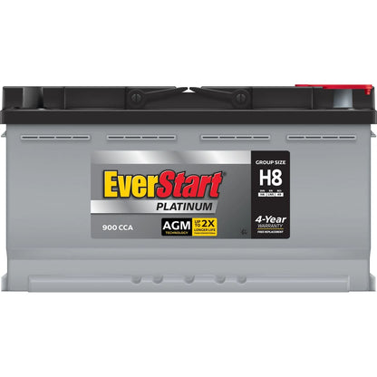 EverStart Platinum BOXED AGM Battery, Group Size H8 / LN5 / 49 12 Volt, 900 CCA