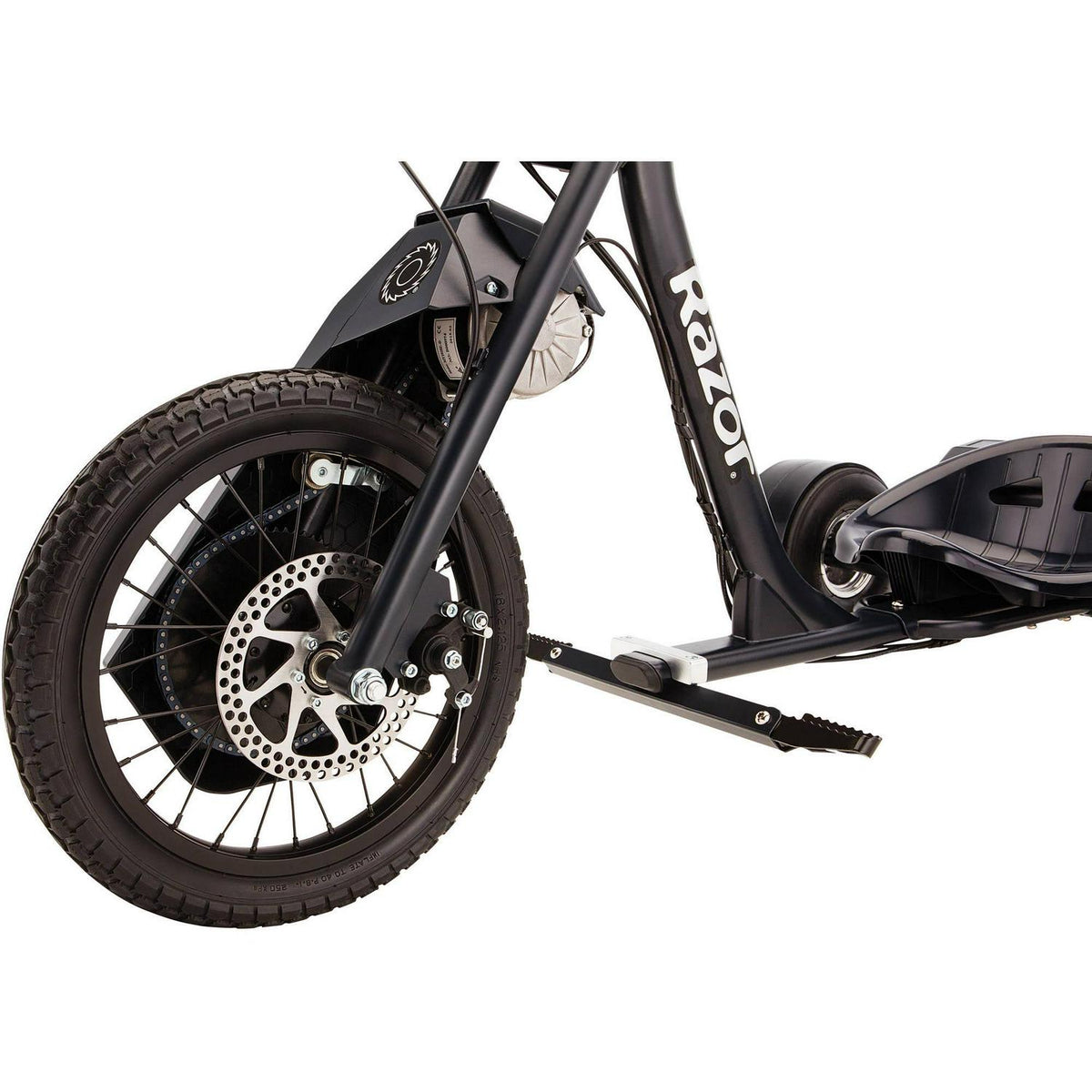 Razor DXT Electric Drift Trike- Black. 36V Powered Ride-On with Adjustable Seat and Variable Speed