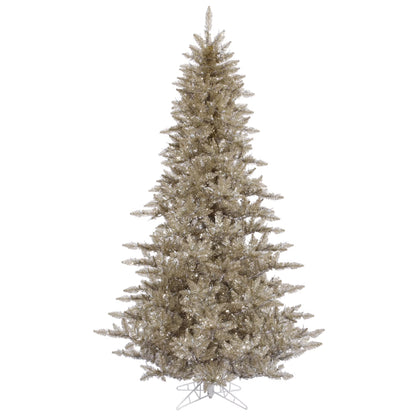 Vickerman 4.5' Champagne Fir Artificial Christmas Tree, Warm White Dura-lit LED Lights