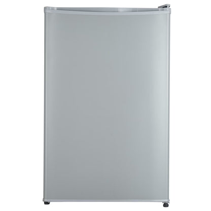 4.3 Cu.Ft Mini Fridge With Freezer, Single Door Mini Fridge w/7 Settings Temperature Adjustable, Mini Refrigerator for Apartment, Bedroom, Office, Dorm, Grey