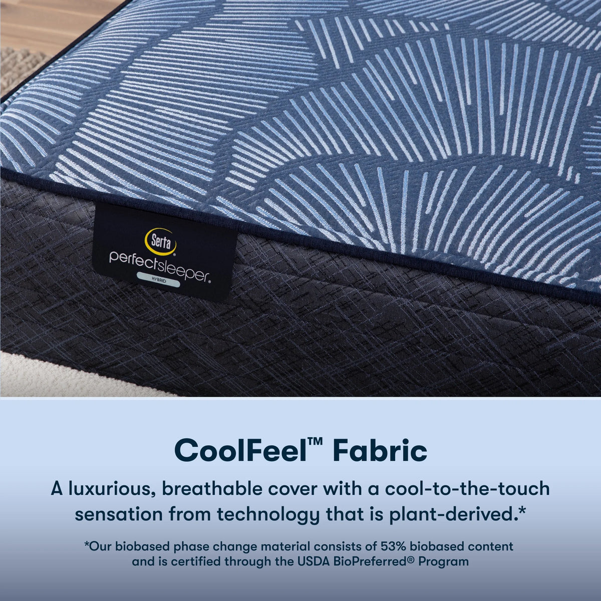 Serta Perfect Sleeper Radiant Rest 14" Hybrid Plush Mattress -Queen