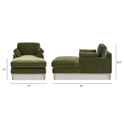 Velvet Sofa Couch, Mid Century Modern 75.5 inch 3-Seater Sofa with Back Cushions and 2 Bolster Pillows, for Small Space,Bedroom, Apartment, Olive Green