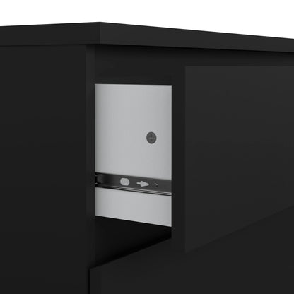 Tvilum Scottsdale 3 Drawer Chest Dresser for Adults, White High Gloss