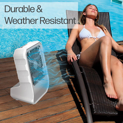 Arctic Air Outdoor Portable Evaporative Air Cooler, 3 Fan Speeds Cordless Cooling