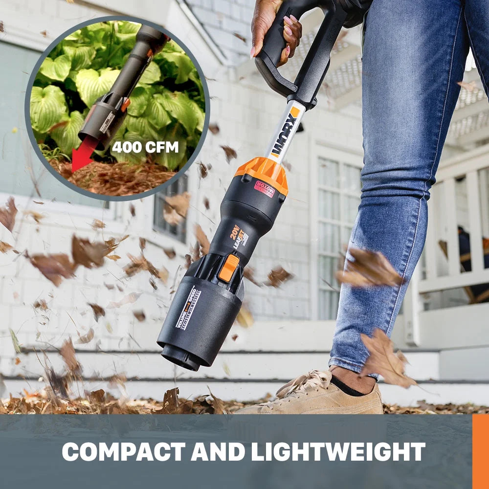 Worx WG543.9 20V Power Share LEAFJET Cordless Leaf Blower with Brushless Motor - TOOL ONLY