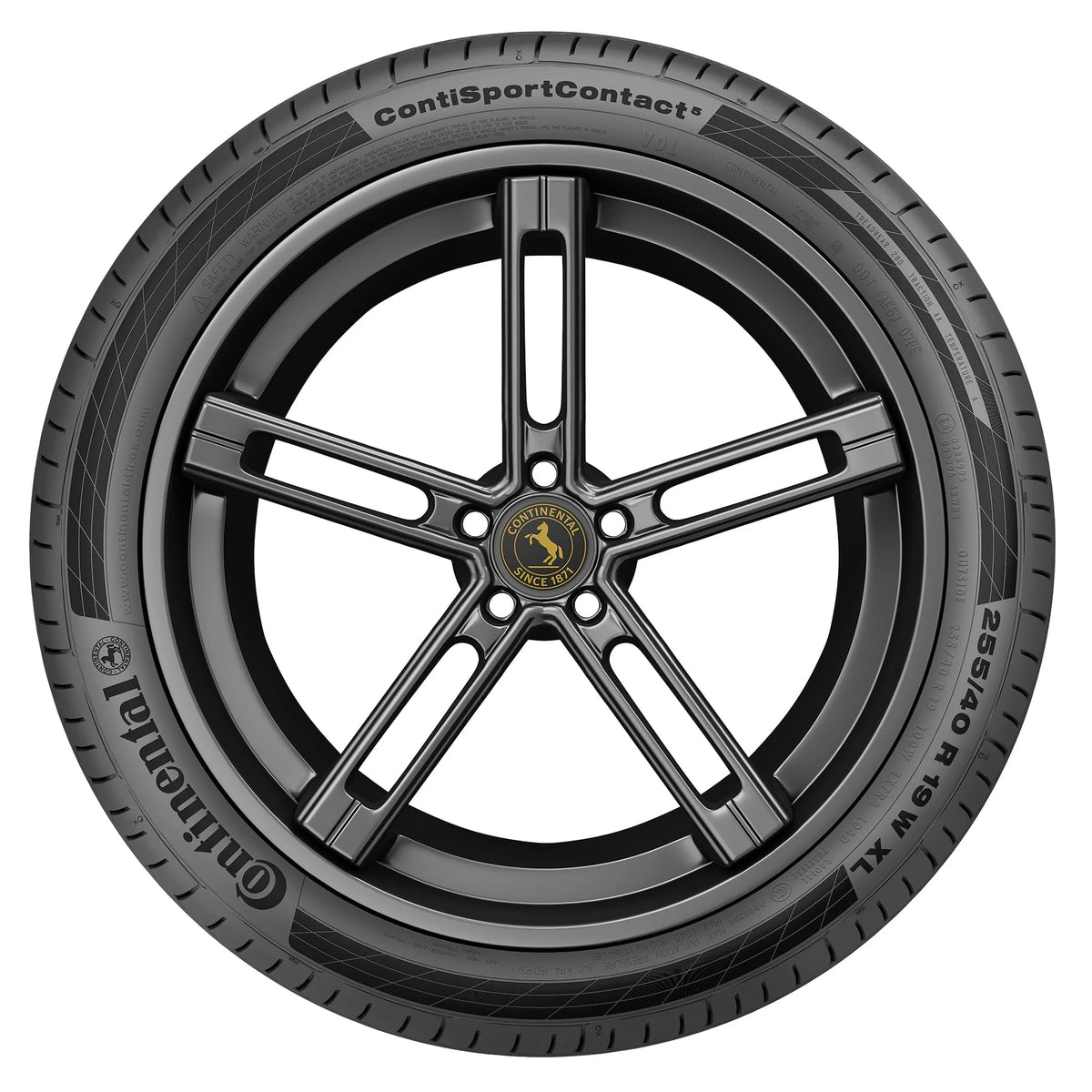 Continental ContiSportContact 5 UHP Summer 225/45R17 91Y Passenger Tire