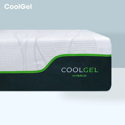 Cool Gel 14" Full Medium Tight Top Hybrid Mattress with Hypoallergenic Antimicrobial Cover