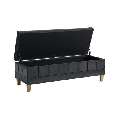 Picket House Furnishings Jude Tufted Storage Ottoman