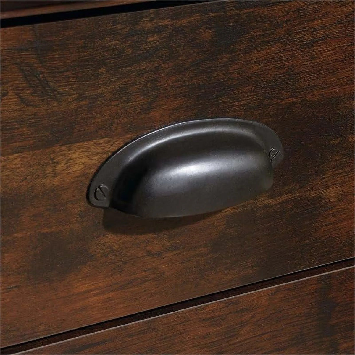 Pemberly Row Corner Computer Desk in Curado Cherry