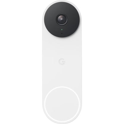 Google Nest Doorbell (Wired, 2nd gen) - Video Doorbell Camera - Doorbell Security Camera - Snow