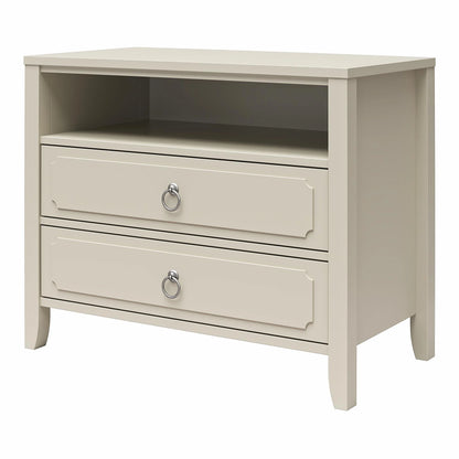 Her Majesty 2 Drawer Nightstand, Mustard Yellow